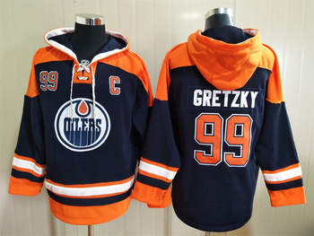 Edmonton Oilers #99 Wayne Gretzky stitched hoodie jersey MEN WOMEN YOUTH S-6XL SIZE