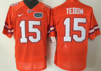 Florida Gators Orange 15 Football Jersey MEN WOMEN YOUTH S-6XL SIZE