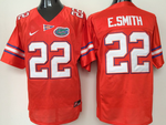 Florida Gators Orange 22 E.SMITH Football Jersey MEN WOMEN YOUTH S-6XL SIZE