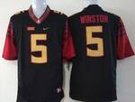 Florida State Seminoles #5 Jameis Winston black version