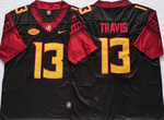 Florida State Seminoles Black 13 TRAVIS Football Jersey MEN WOMEN YOUTH S-6XL SIZE
