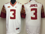 Florida State Seminoles White #3 JAMES Football Jersey MEN WOMEN YOUTH S-6XL SIZE