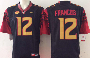 Florida State Seminoles 12 Deondre Francois Black Football Jersey MEN WOMEN YOUTH S-6XL SIZE