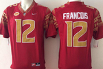 Florida State Seminoles 12 Deondre Francois  Red Football Jersey MEN WOMEN YOUTH S-6XL SIZE