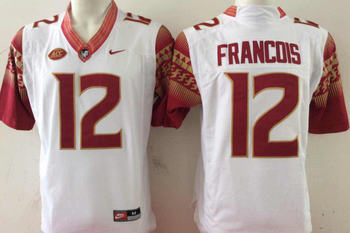 Florida State Seminoles 12 Deondre Francois White Football Jersey MEN WOMEN YOUTH S-6XL SIZE