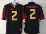 Florida State Seminoles 2 Deion Sanders black Football Jersey MEN WOMEN YOUTH S-6XL SIZE