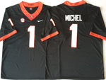 Georgia Bulldogs Black1 MICHEL Football Jersey MEN WOMEN YOUTH S-6XL SIZE