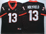 Georgia Bulldogs Black _13 HOLYFIELD