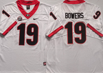 Georgia Bulldogs White19 BOWERS Football Jersey MEN WOMEN YOUTH S-6XL SIZE