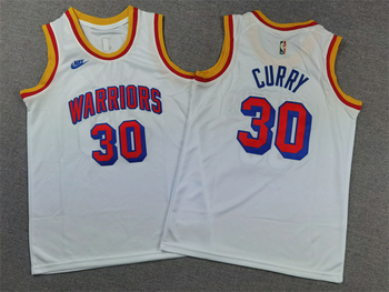 Golden State Warriors #30 Stephen Curry stitched basketball jersey white new style MEN WOMEN YOUTH S-6XL SIZE