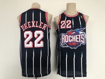 Houston Rockets #22 Clyde Drexler stitched basketball jersey MEN WOMEN YOUTH S-6XL SIZE