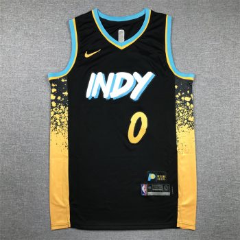 Indiana Pacers 2024 City Edition #0 Tyrese Haliburton stitched basketball jersey MEN WOMEN YOUTH S-6XL SIZE