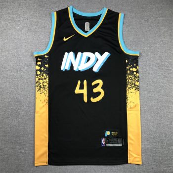 Indiana Pacers 2024 City Edition #43 Pascal Siakam stitched basketball jersey MEN WOMEN YOUTH S-6XL SIZE