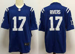 Indianapolis Colts 17 RIVERS  Blue stitched football jersey MEN WOMEN YOUTH S-6XL SIZE