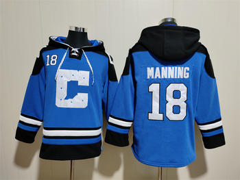 Indianapolis Colts 18# MANNING stitched hoodie MEN WOMEN YOUTH S-6XL SIZE