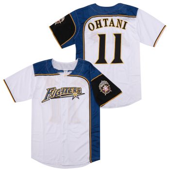Japan Hokkaido #11 Ohtani baseball jersey white men women youth size S-6XL