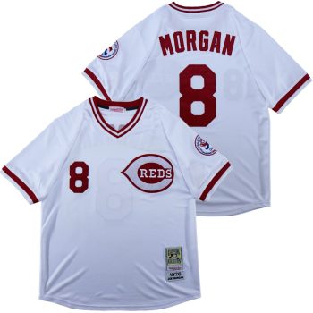 Joe Morgan Cincinnati Reds Jersey Mitchell & Ness men women youth size S-6XL