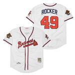 John Rocker Atlanta Braves 1995 Mitchell & Ness white men women youth size S-6XL
