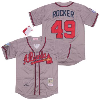 John Rocker Atlanta Braves 1999 Mitchell & Ness men women youth size S-6XL