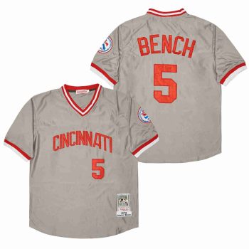 Johnny Bench Cincinnati Reds Jersey Mitchell & Ness men women youth size S-6XL