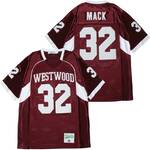 KHALIL MACK #32 HIGH SCHOOL FOOTBALL JERSEY Red