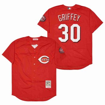 Ken Griffey Sr. Cincinnati Reds Jersey Mitchell & Ness red men women youth size S-6XL