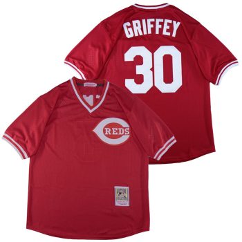 Ken Griffey Sr. Cincinnati Reds Jersey Mitchell & Ness red version men women youth size S-6XL