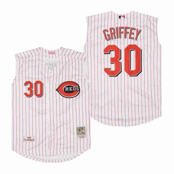 Ken Griffey Sr. Cincinnati Reds Jersey Mitchell & Ness sleeveless men women youth size S-6XL
