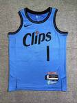 LA Clippers #1 James Harden City Edition stitched basketball jersey1