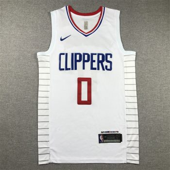 Los Angeles Clippers #0 Icon - Westbrook Home stitched basketball jersey MEN WOMEN YOUTH S-6XL SIZE