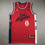 Los Angeles Clippers #0 Icon – Westbrook new style stitched basketball jersey-red1