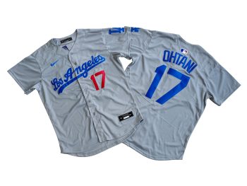 Los Angeles Dodgers 17# Shohei Ohtani Gray Limited Jersey MEN WOMEN YOUTH S-6XL SIZE