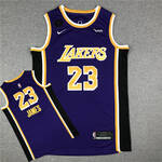 Los Angeles Lakers  #23 LeBron James stitched basketball jersey purple MEN WOMEN YOUTH S-6XL SIZE