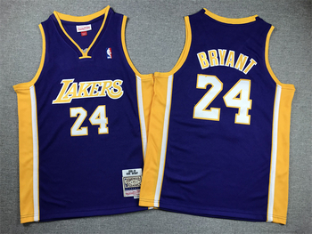 Los Angeles Lakers  #24 Kobe Bryant stitched basketball jersey purple MEN WOMEN YOUTH S-6XL SIZE
