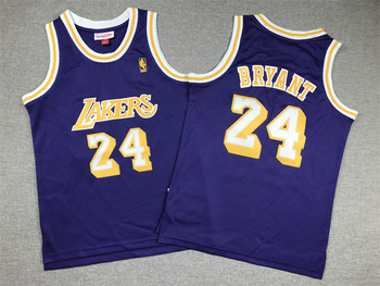 Los Angeles Lakers  #24 Kobe Bryant stitched basketball jersey purple gold patch MEN WOMEN YOUTH S-6XL SIZE