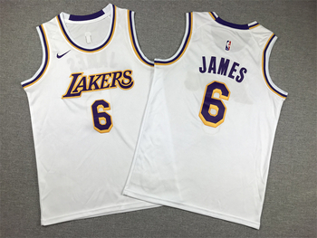 Los Angeles Lakers #6 LeBron James stitched basketball jersey MEN WOMEN YOUTH S-6XL SIZE