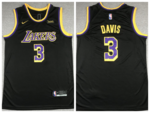 Los Angeles Lakers Bonus version  #3 Davis stitched basketball jersey MEN WOMEN YOUTH S-6XL SIZE