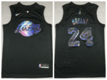Los Angeles Lakers Rainbow version #24 Kobe Bryant stitched basketball jersey