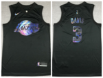 Los Angeles Lakers Rainbow version #3 Davis stitched basketball jersey MEN WOMEN YOUTH S-6XL SIZE