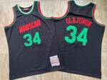 MITCHELL & NESS Houston Rockets Hakeem Olajawon #34 93-94 Swingman Jersey MEN WOMEN YOUTH S-6XL SIZE