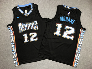 Memphis Grizzlies #12 Ja Morant City Edition stitched basketball jersey 2023 MEN WOMEN YOUTH S-6XL SIZE