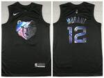 Memphis Grizzlies #12 Ja Morant stitched basketball jersey Rainbow version MEN WOMEN YOUTH S-6XL SIZE