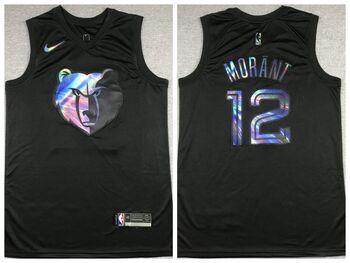 Memphis Grizzlies #12 Ja Morant stitched basketball jersey Rainbow version MEN WOMEN YOUTH S-6XL SIZE