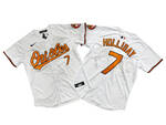 Men’s Baltimore Orioles Jackson Holliday Nike White Home Limited Player Jersey