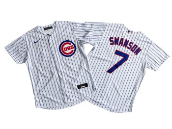 Chicago Cubs Dansby Swanson White Replica Player Jersey MEN WOMEN YOUTH S-6XL SIZE