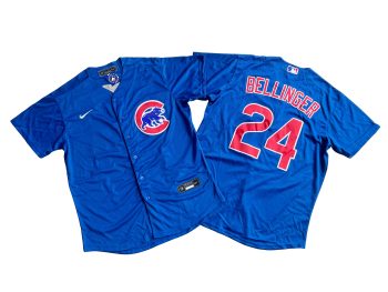 Chicago Cubs Blue 24# Cody Bellinger Player Jersey MEN WOMEN YOUTH S-6XL SIZE