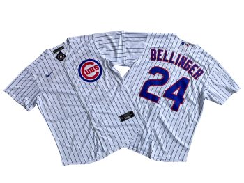 Chicago Cubs White 24# Cody Bellinger Player Jersey MEN WOMEN YOUTH S-6XL SIZE