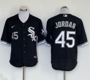 Chicago White Sox 45# Michael Jordan Flexbase Black jersey MEN WOMEN YOUTH S-6XL SIZE