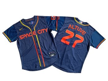 Houston Astros 27# Jose Altuve Navy City Connect Replica Player Jersey MEN WOMEN YOUTH S-6XL SIZE