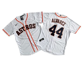 Houston Astros 44# Yordan Álvarez White Home Replica Player Name Jersey MEN WOMEN YOUTH S-6XL SIZE